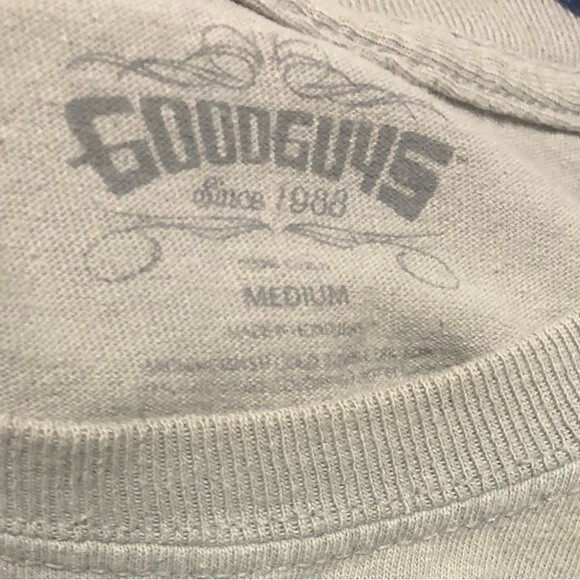 Good Guys -‘Genuine Junkyard‘ Gray  graphic Hot Rod T-Shirt-Men’s Medium - Picture 4 of 4